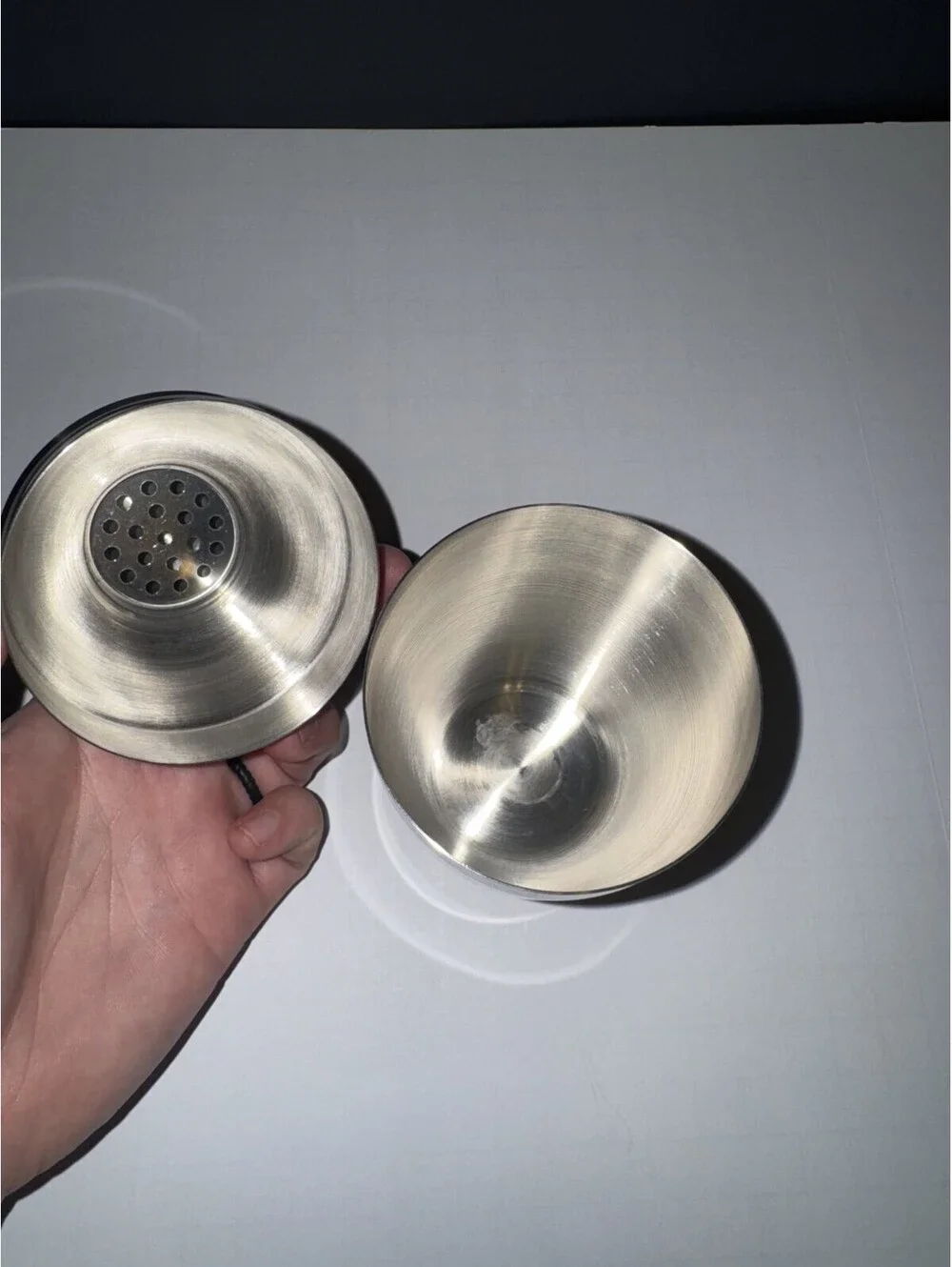 Cocktail Shaker Stainless Steel Bar Drink Mixer Premium Silver